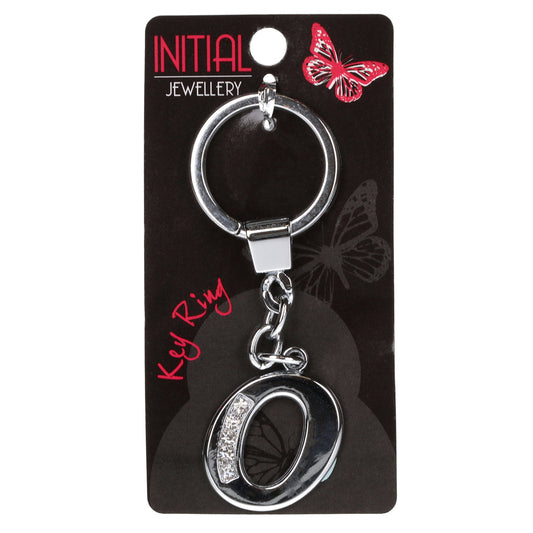 IJKO - Personalised Initial Keyring - O