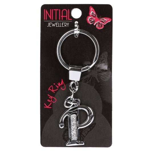 Personalised Initial Keyring - P