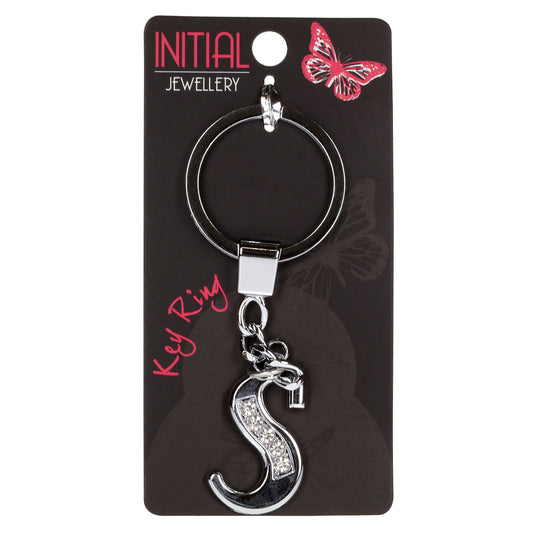Personalised Initial Keyring - S