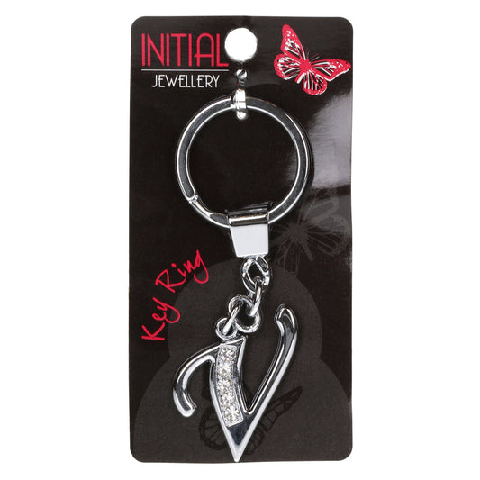 IJKV - Personalised Initial Keyring - V