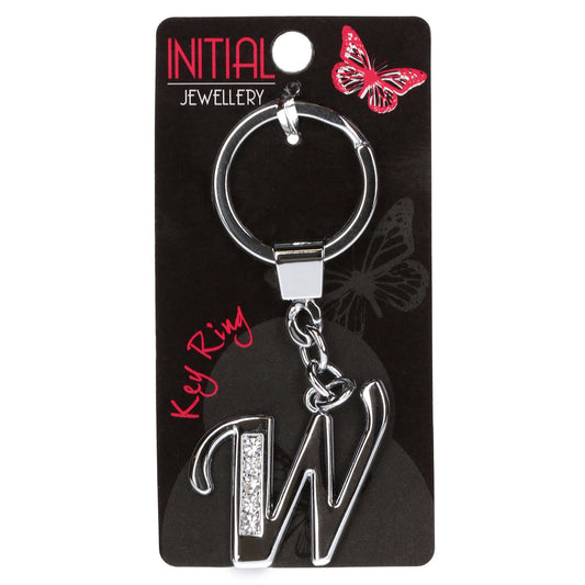Personalised Initial Keyring - W