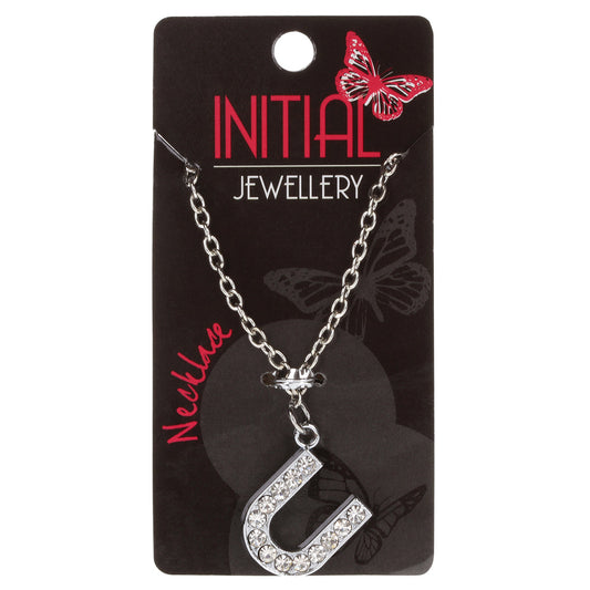 Personalised Initial Necklace - U