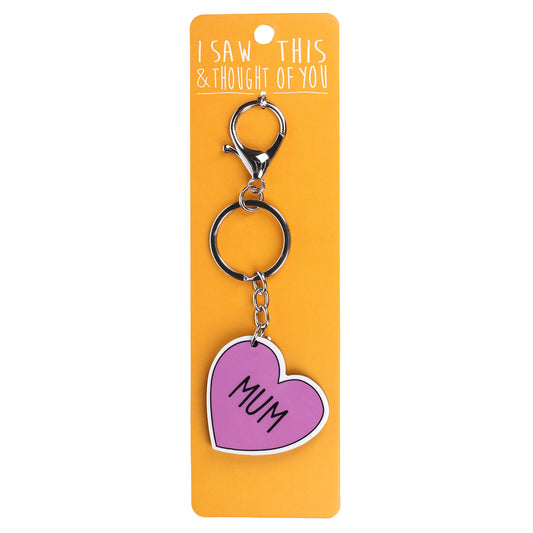 A KEYRING SAYING 'MUM'