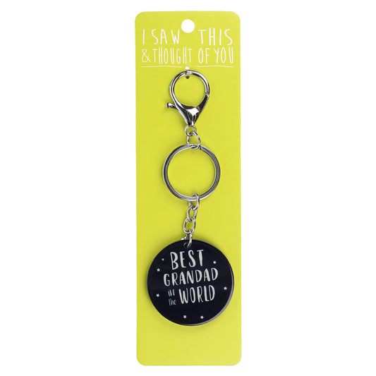 A KEYRING SAYING 'NO1 GRANDAD'