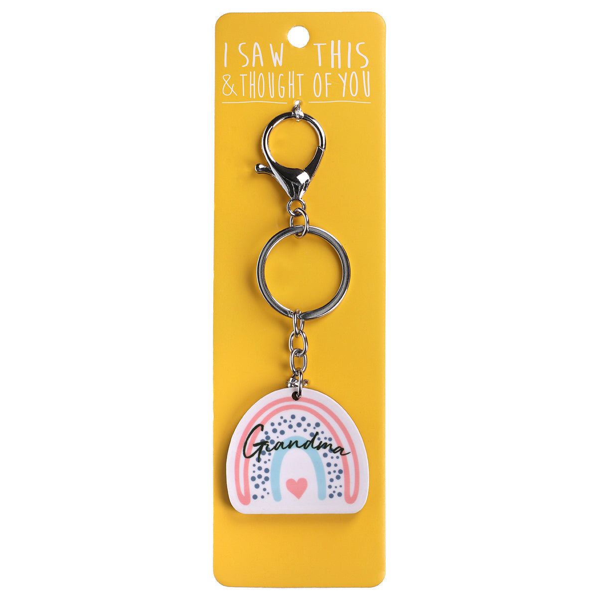 A KEYRING SAYING 'BEST GRANDMA'