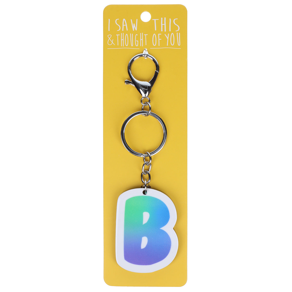 A KEYRING SAYING 'B'