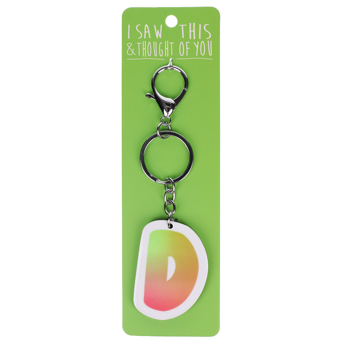 A KEYRING SAYING 'D'