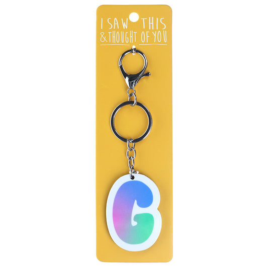 A KEYRING SAYING 'G'