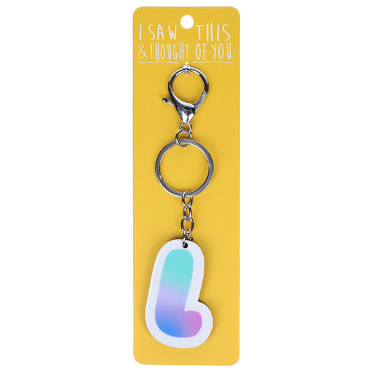 A KEYRING SAYING 'L'
