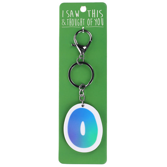 A KEYRING SAYING 'O'