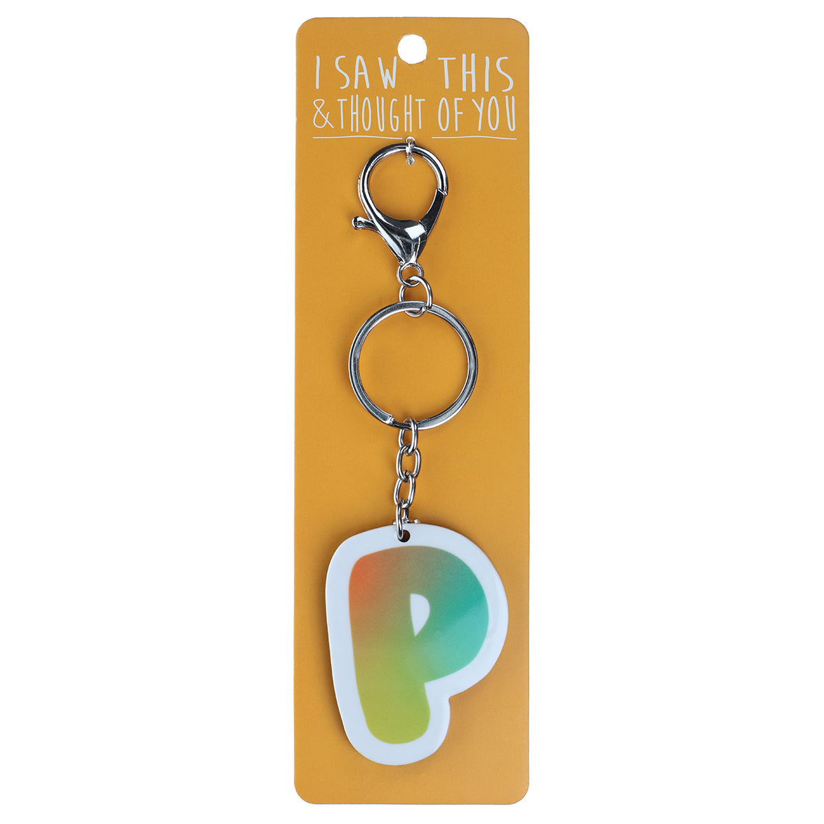 A KEYRING SAYING 'P'