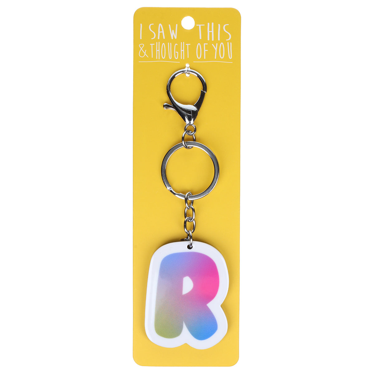 A KEYRING SAYING 'R'