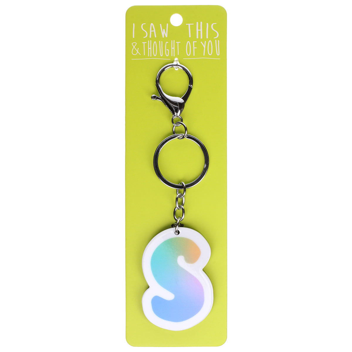 A KEYRING SAYING 'S'