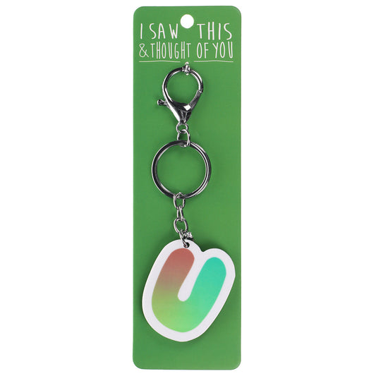 A KEYRING SAYING 'U'