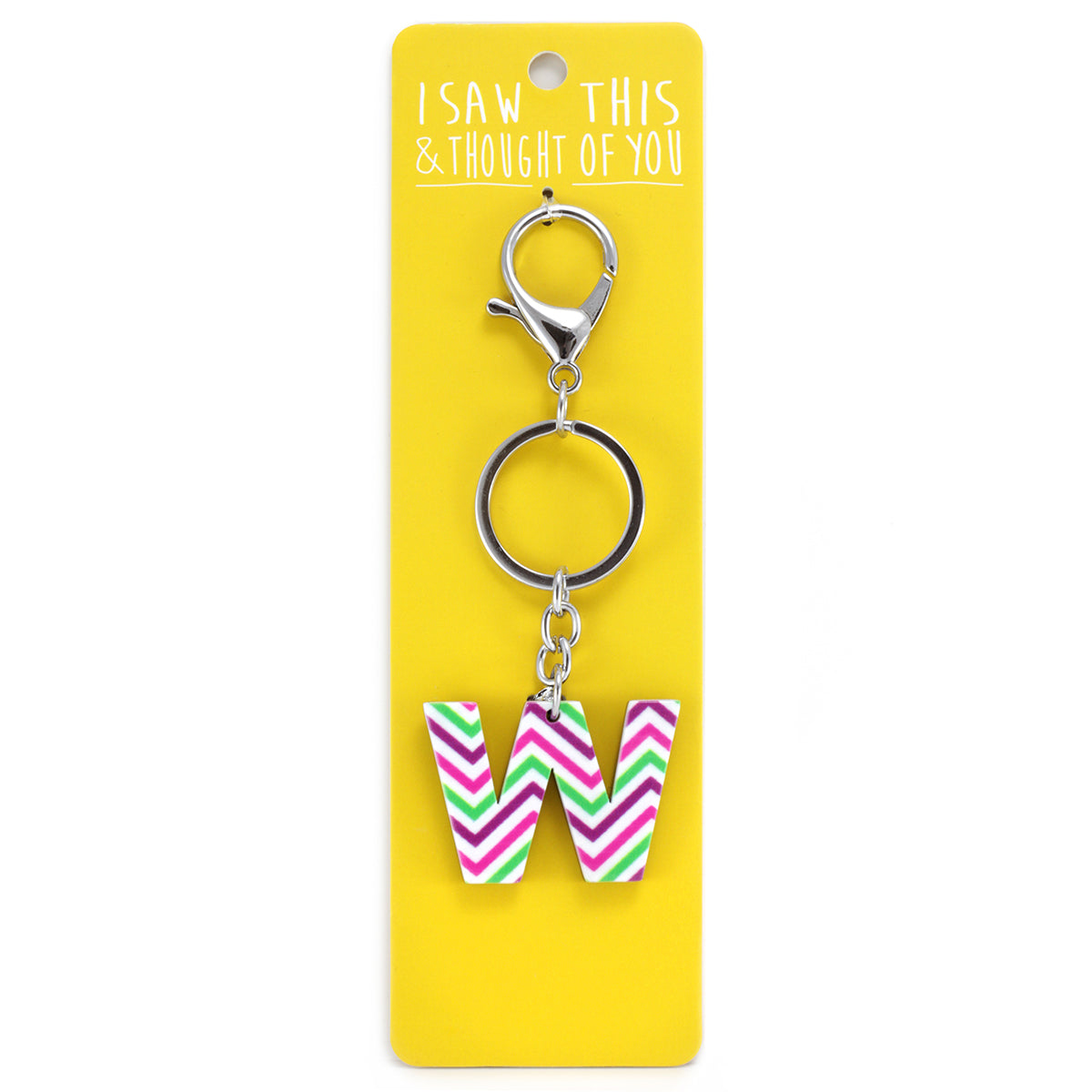 A KEYRING SAYING 'W'