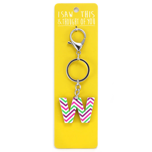A KEYRING SAYING 'W'