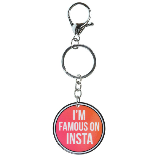 Keyring "Im Famous On Insta"