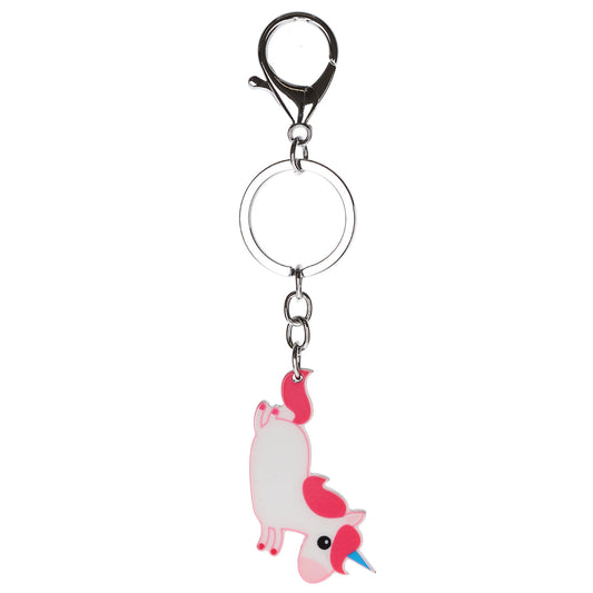 Keyring "Jumping Unicorn"