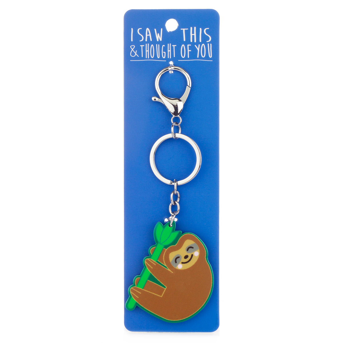 A KEYRING SAYING 'SLOTH'