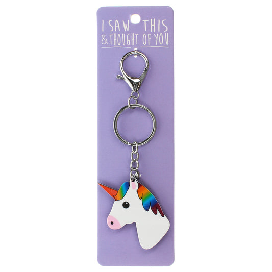 A KEYRING SAYING 'UNICORN'
