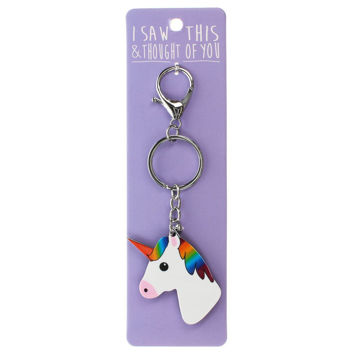 A KEYRING SAYING 'UNICORN'
