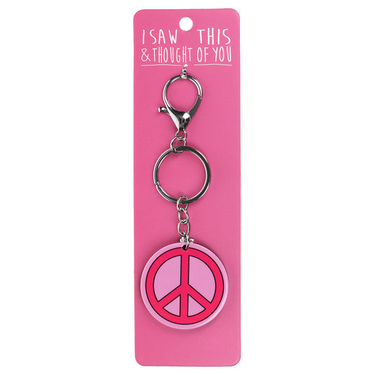 A KEYRING SAYING 'PEACE'