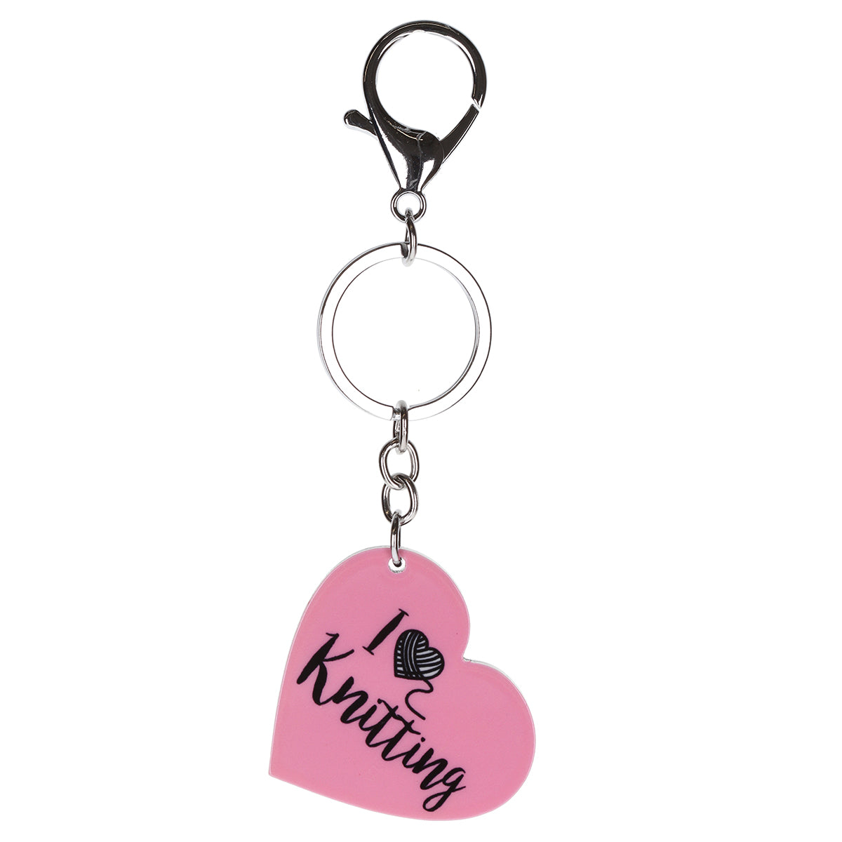 IS77 - Keyring "I Heart Knitting"
