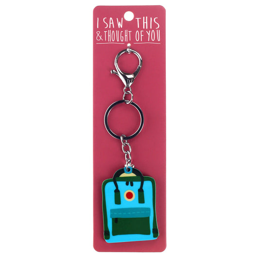 A KEYRING SAYING 'RUCKSACK'