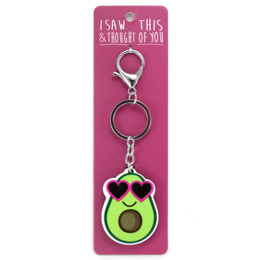 A KEYRING SAYING 'AVOCADO'