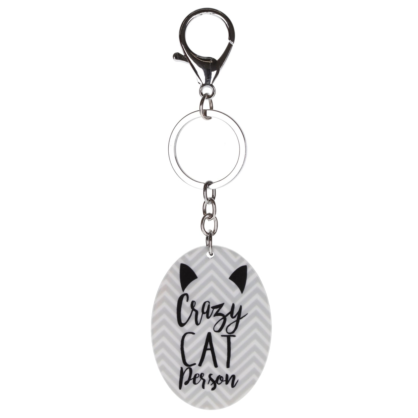 IS127 - Keyring "Crazy Cat Person"