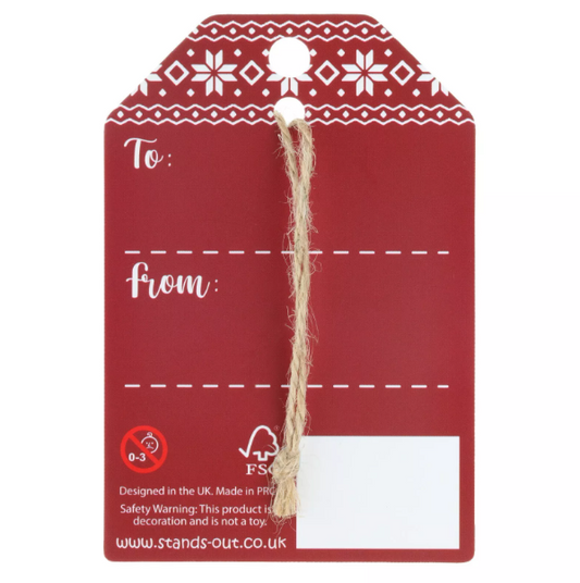 JU093 - Wooden Christmas Jumper Decoration-Imogen