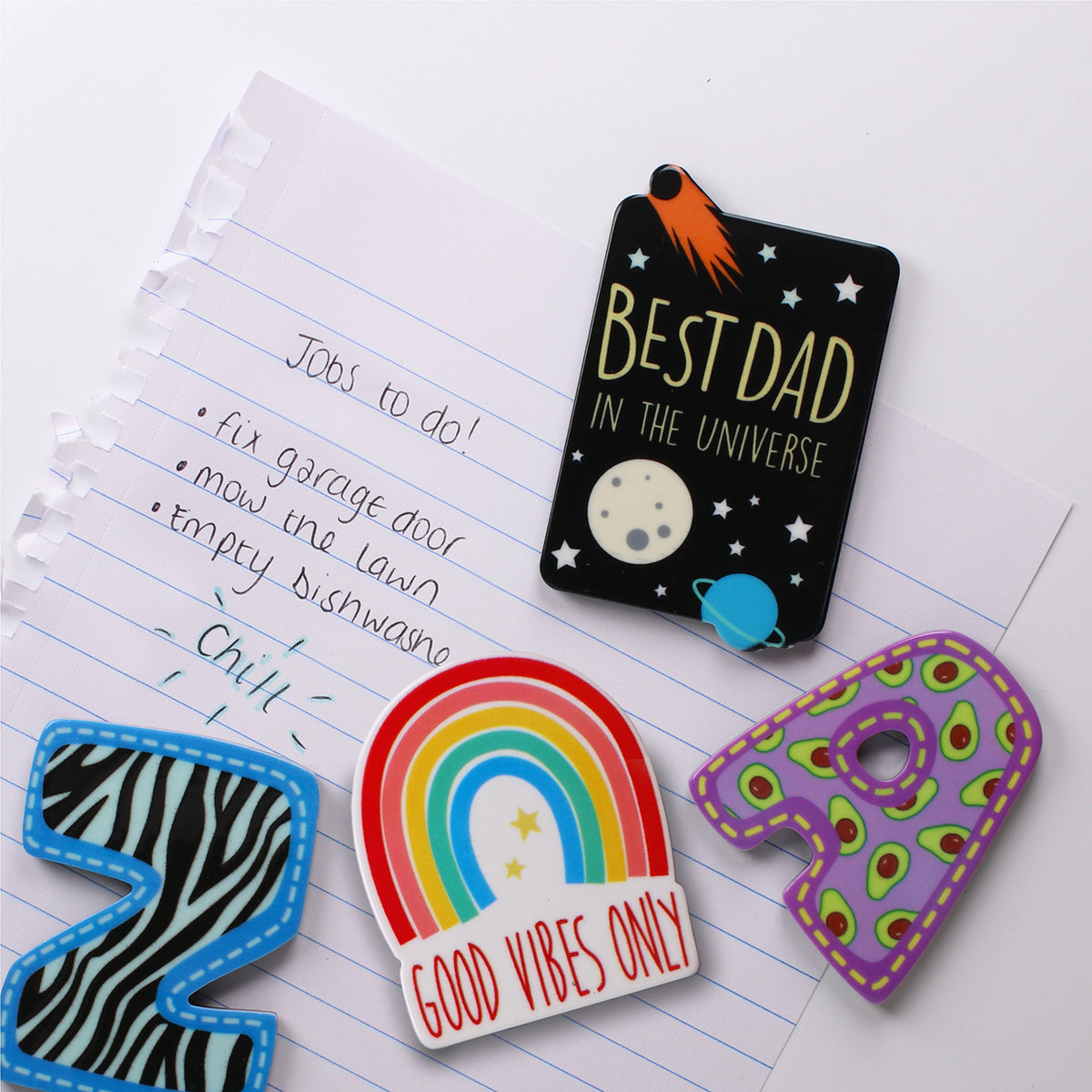 MA006 - Fridge Magnet "Best Dad In the Universe"