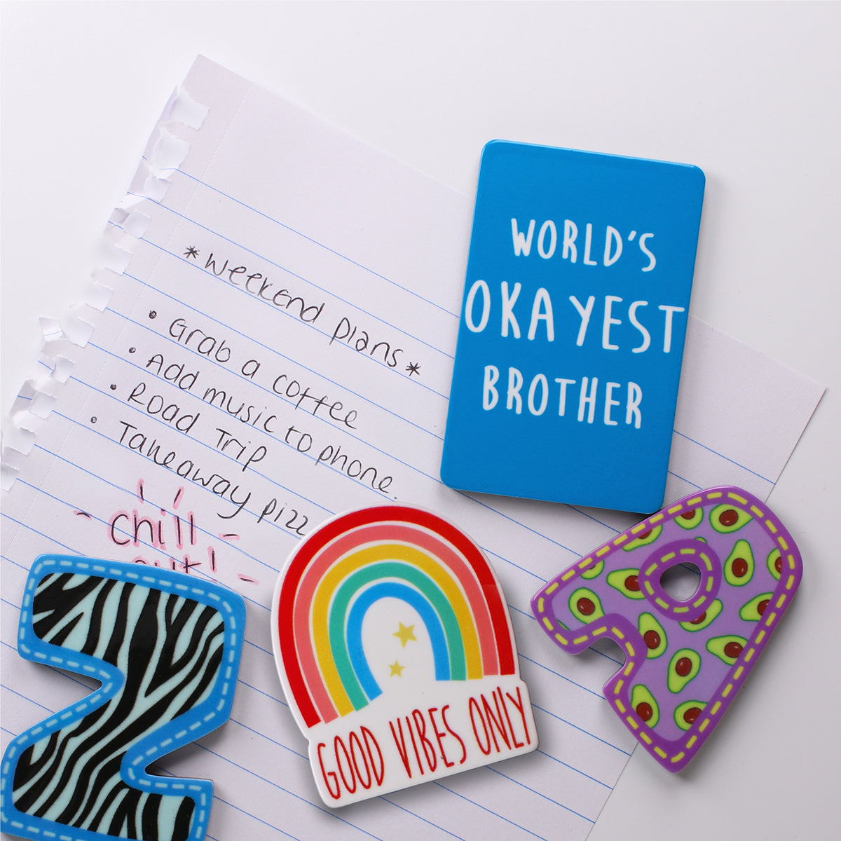 Fridge Magnet "Worlds Okayest Brother"