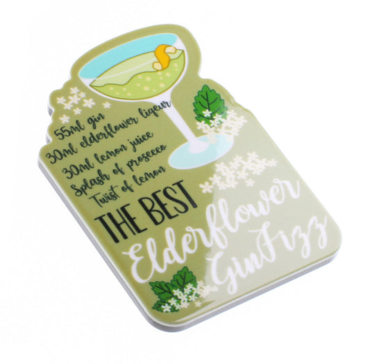 Fridge Magnet "Elderflower Gin Fizz"