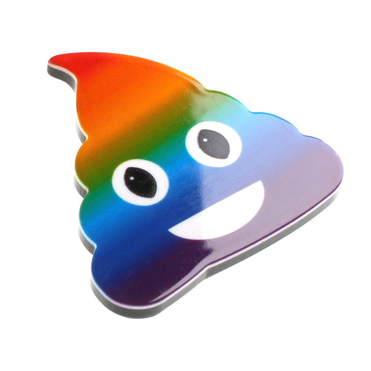 Fridge Magnet "Rainbow Poop"