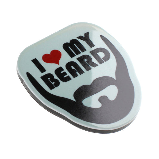 MA073 - Fridge Magnet "I Heart My Beard"