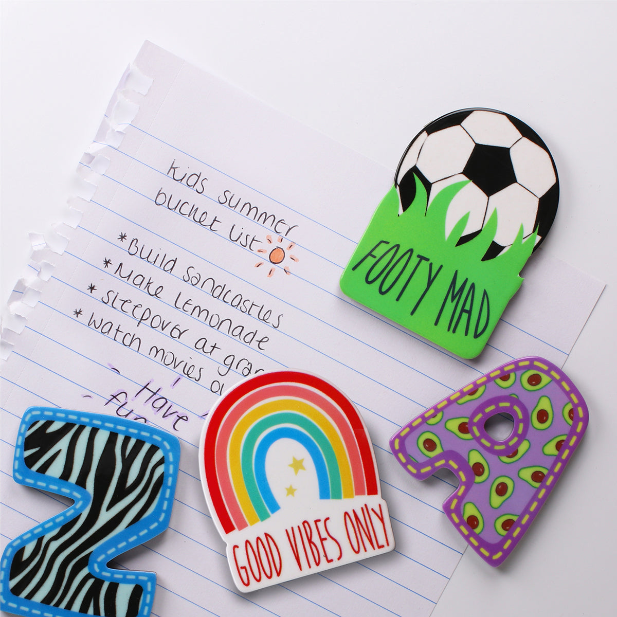 MA077 - Fridge Magnet "Footy Mad"