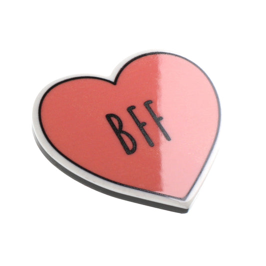 Fridge Magnet "BFF Heart"