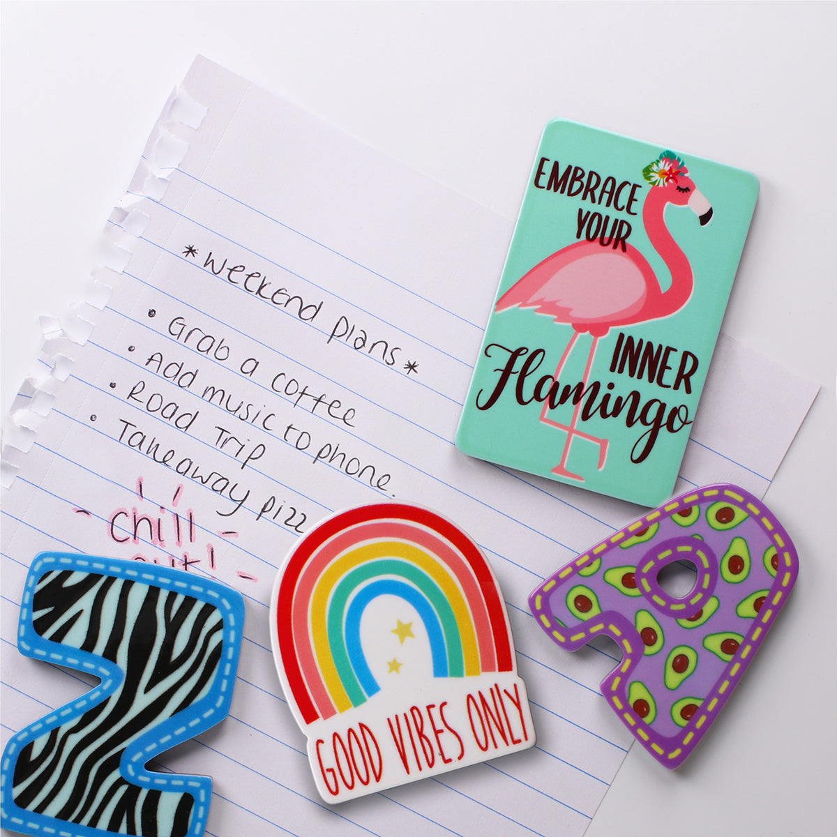 MA115 - Fridge Magnet "Flamingo"