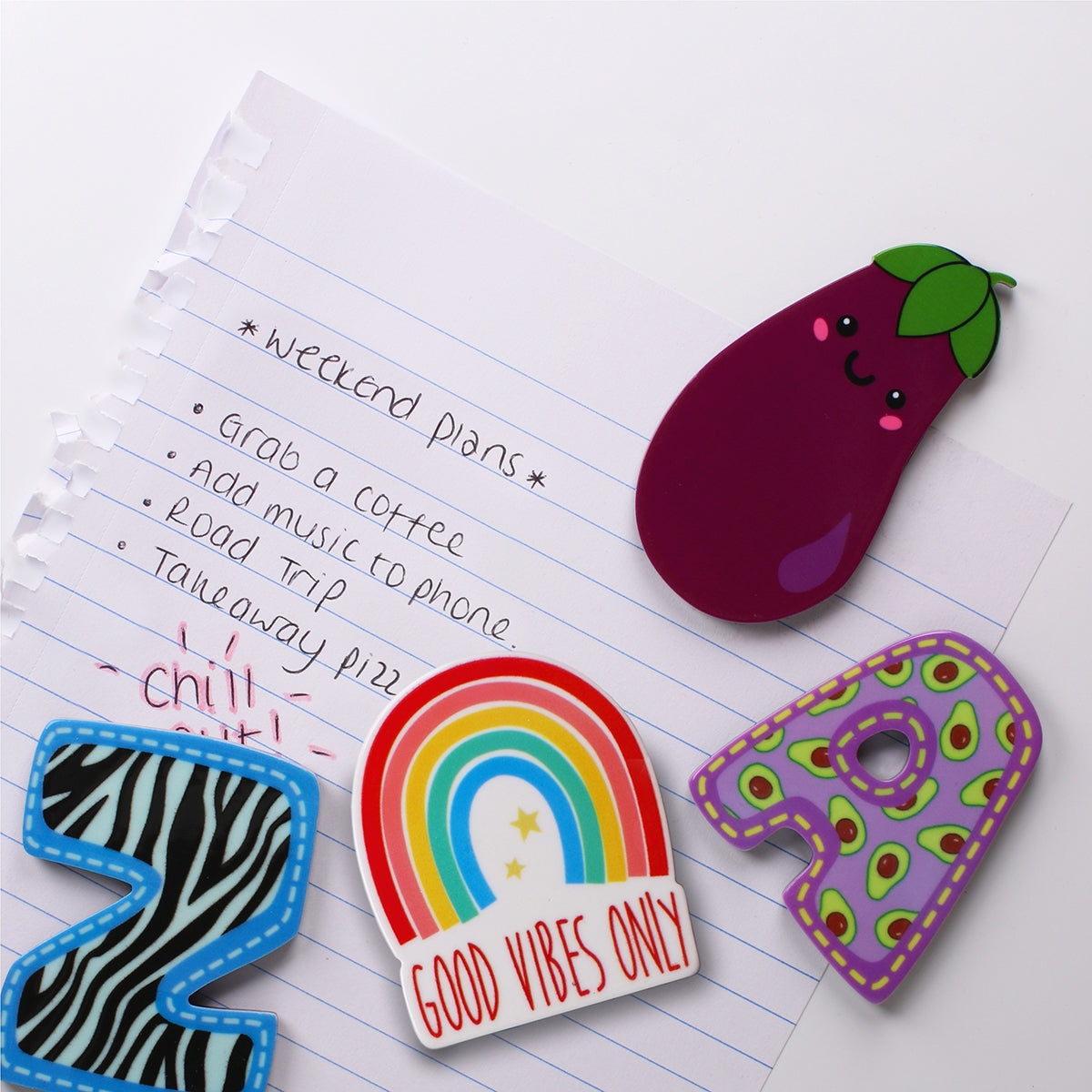 MA123 - Fridge Magnet "Aubergine"