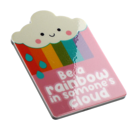 MA128 - Fridge Magnet "Be A Rainbow"