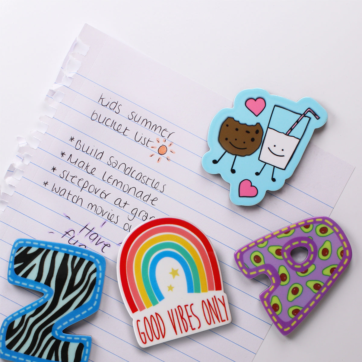 MA133 - Fridge Magnet "Cookie & Milk"