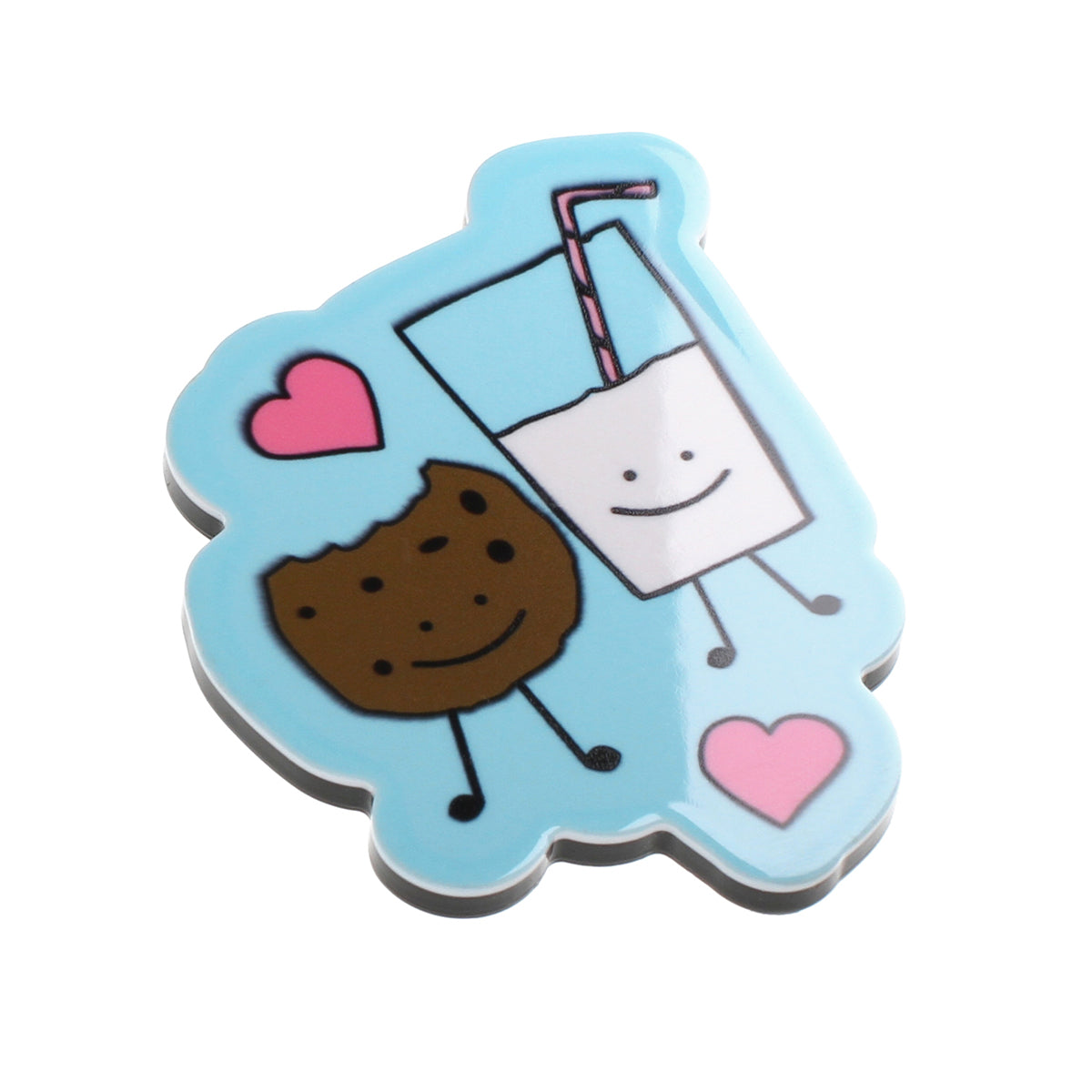 MA133 - Fridge Magnet "Cookie & Milk"