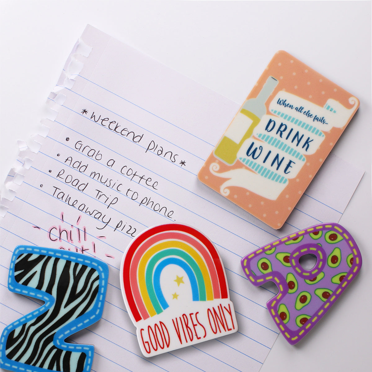 MA144 - Fridge Magnet "Drink Wine"