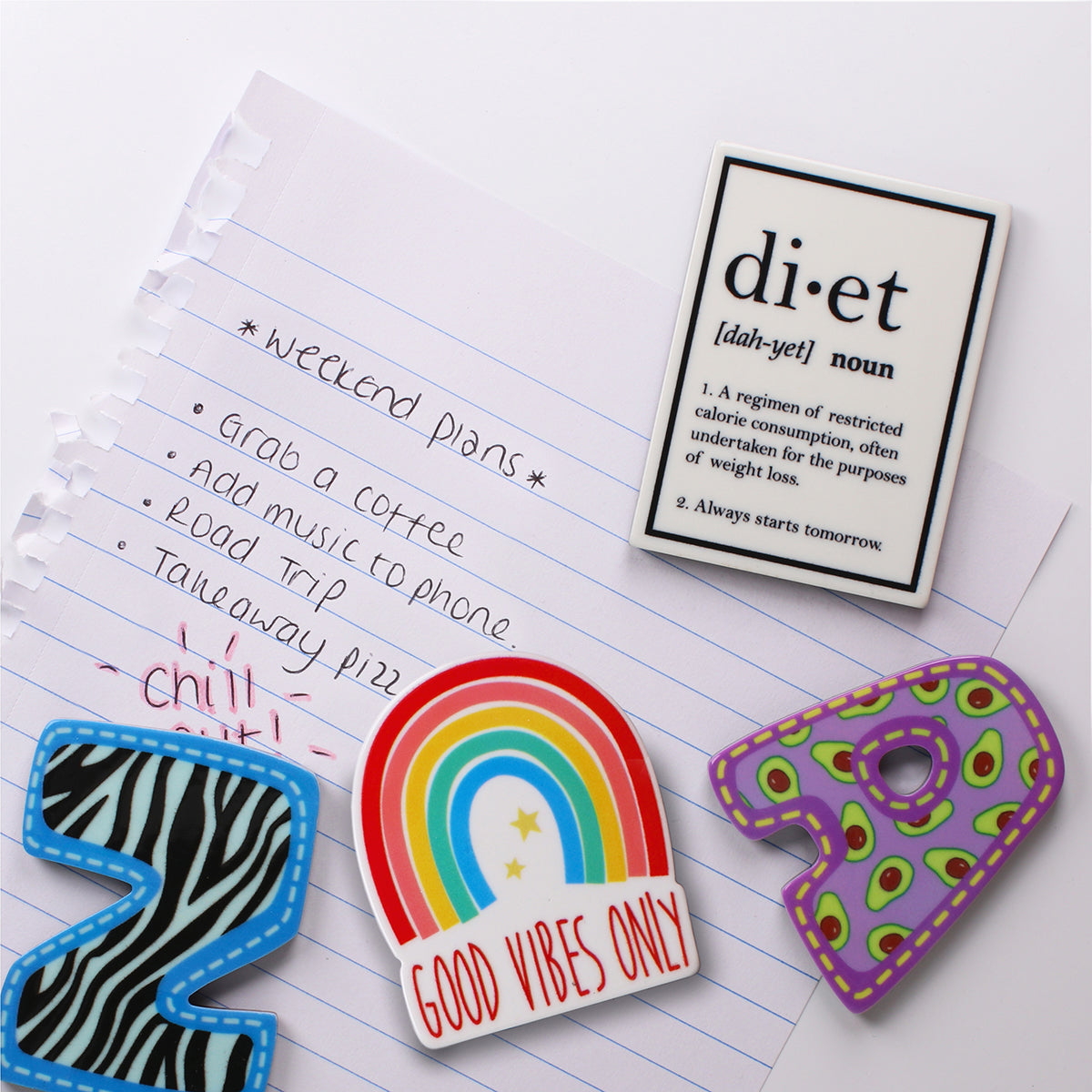 MA147 - Fridge Magnet "Diet"
