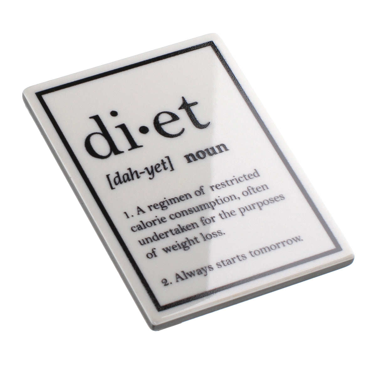 MA147 - Fridge Magnet "Diet"