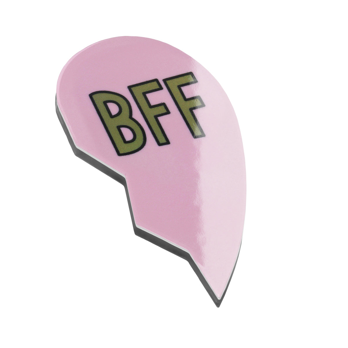 MA153 - Fridge Magnet "BFF Heart Left Side"