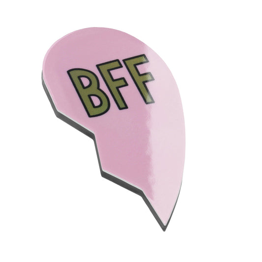 MA153 - Fridge Magnet "BFF Heart Left Side"