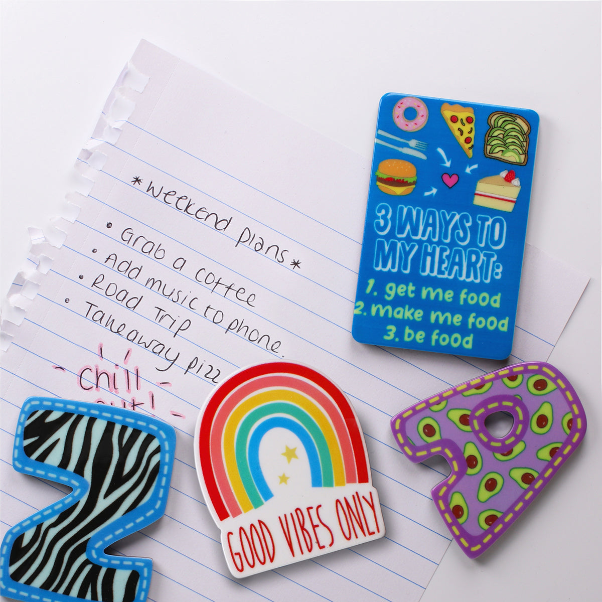 MA154 - Fridge Magnet "3 Ways to My Heart"