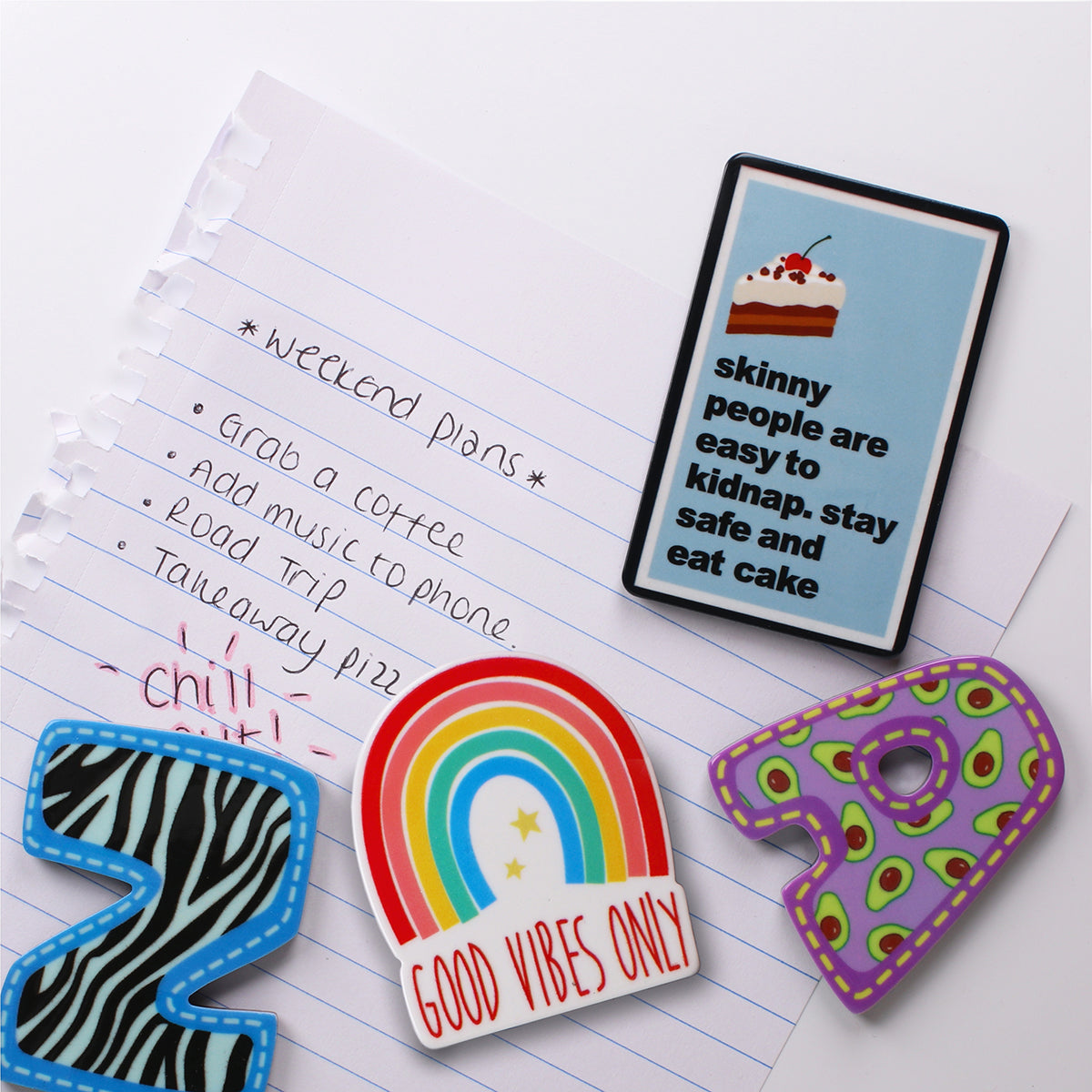 MA155 - Fridge Magnet "Skinny People"